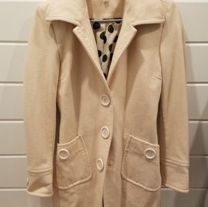Cream Pea Coat